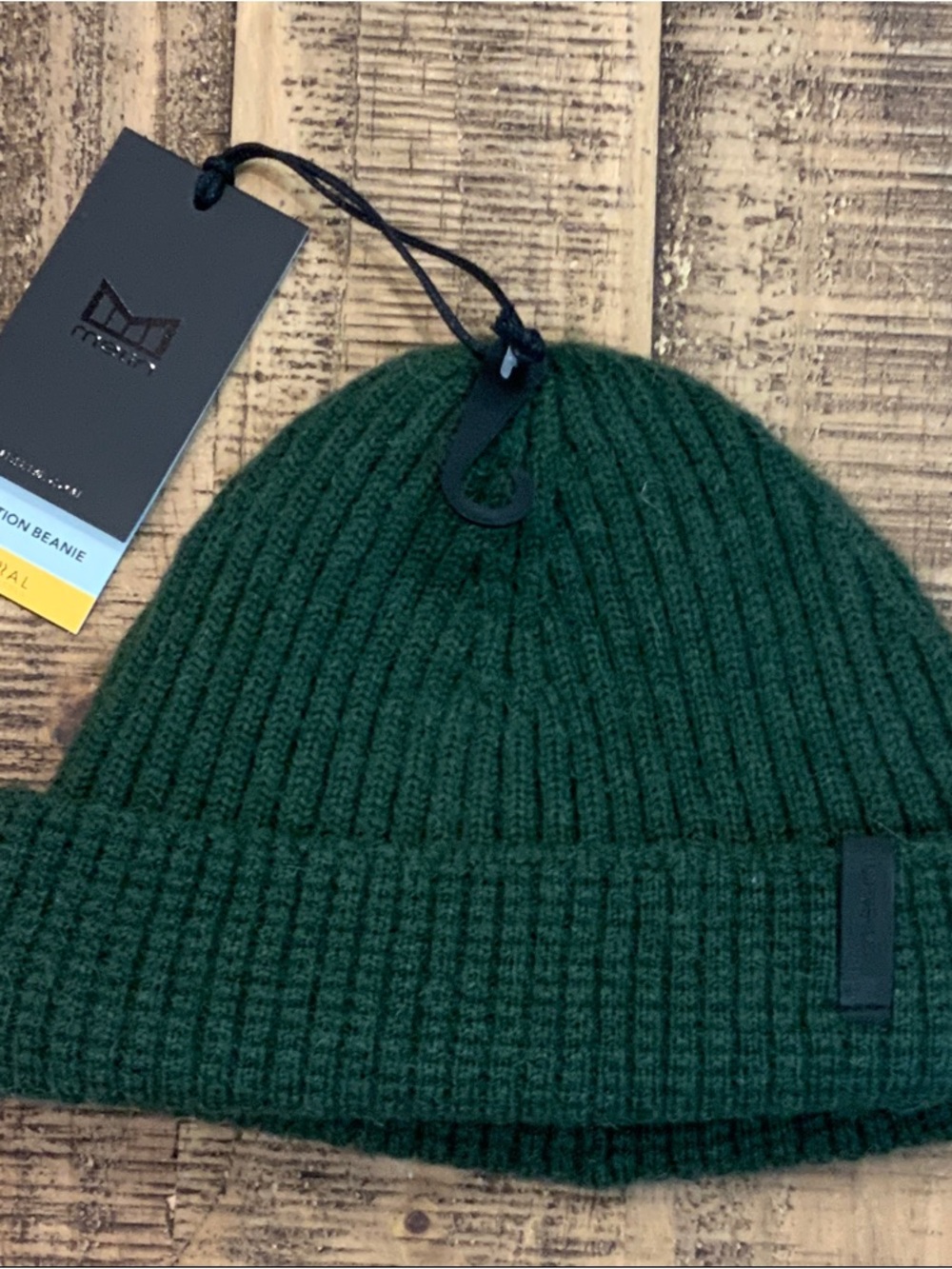 Melin Men's Ribbed Fold-Up Beanie - Forest Green